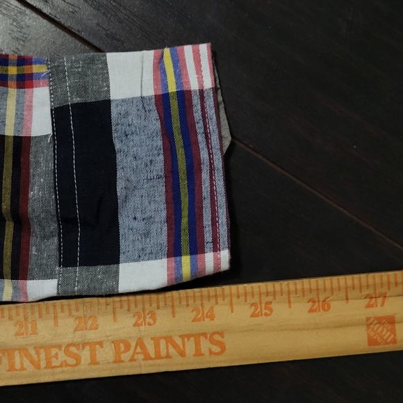 NWT Living Concepts Shirt Mens L Plaid Long Sleeve Button Up Academia Sh… - Picture 9 of 11